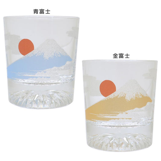 きらめく日本のロックグラス ガラスコップ アルタ プレゼント 日本製 富士山