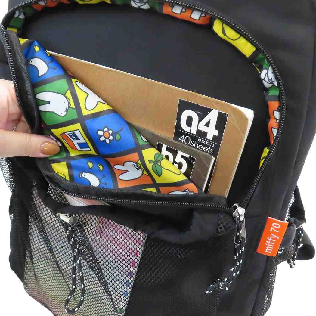 デイパック リュック ミッフィーxOUTDOOR 70th ナインチェ柄 ディックブルーナ アートウエルド アウトドアプロダクツ Dパック バックパック 絵本