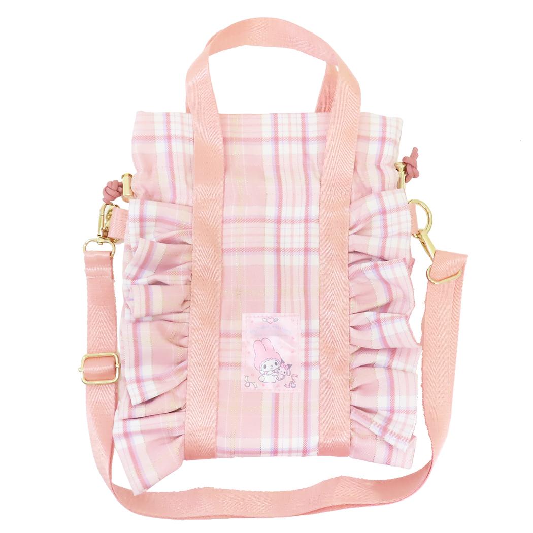 フリル縦型ショルダーバッグ 斜め掛けかばん マイメロディ 50th アニバーサリー サンリオ アートウエルド 肩掛け プレゼント