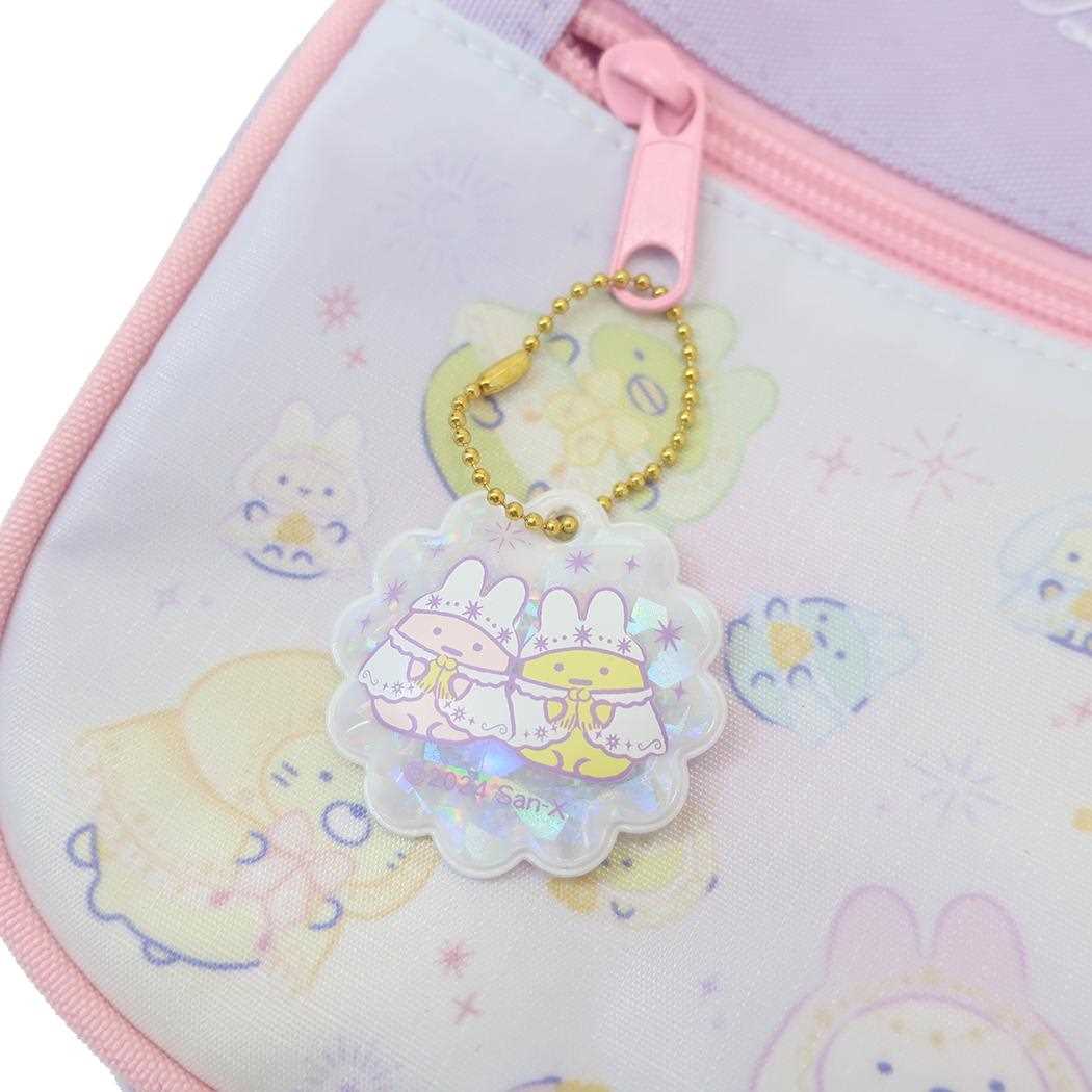 ショルダーバッグ 幼稚園かばん すみっコぐらし ラベンダー うさぎ柄 新入学 サンエックス アートウエルド 通園ショルダーバッグ