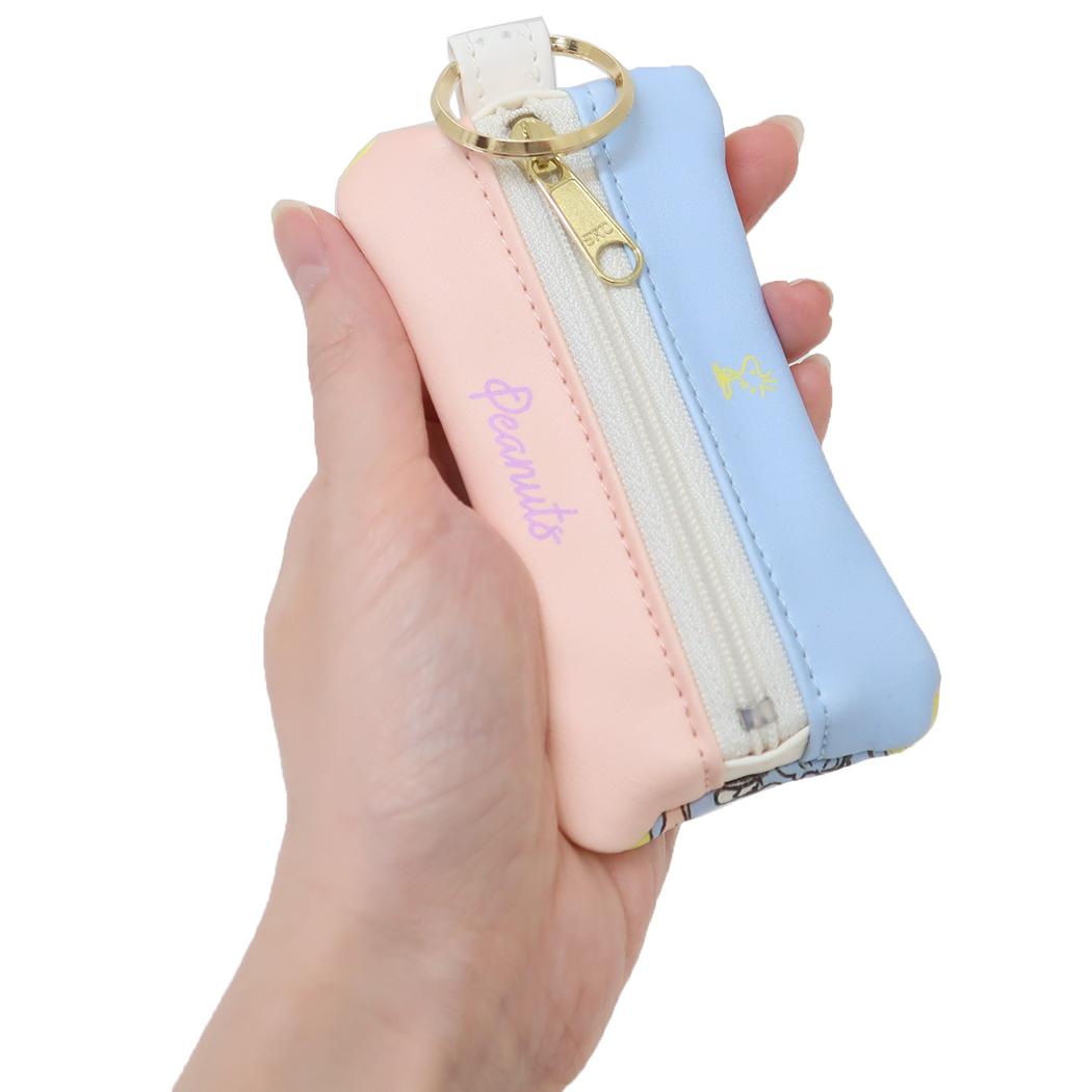 キーケース キーポーチ スヌーピー コミック柄 ピーナッツ アートウエルド キーカバー 鍵入れ プレゼント メール便可