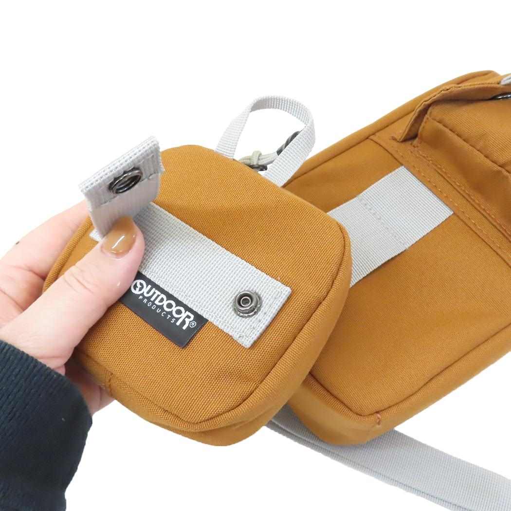 ショルダーバッグ＆コスメポーチ 斜め掛けかばん スヌーピーxOUTDOOR ピーナッツ アートウエルド アウトドアプロダクツ 肩掛け 小物入れ