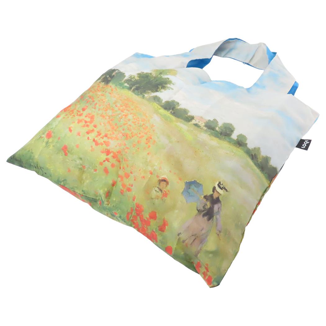 Bag エコバッグ クロード モネ Wild poppies LOQI ローキー エーワイ CLAUDE MONET お買い物バッグ メール便可