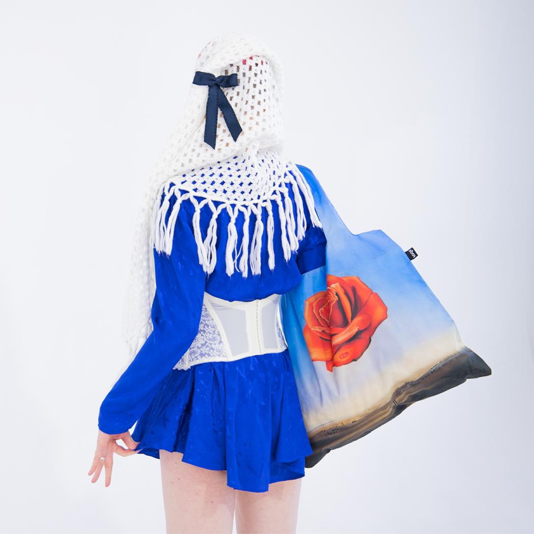 Bag エコバッグ サルバドール ダリ Meditative Rose LOQI ローキー エーワイ SALVADOR DALI お買い物バッグ メール便可