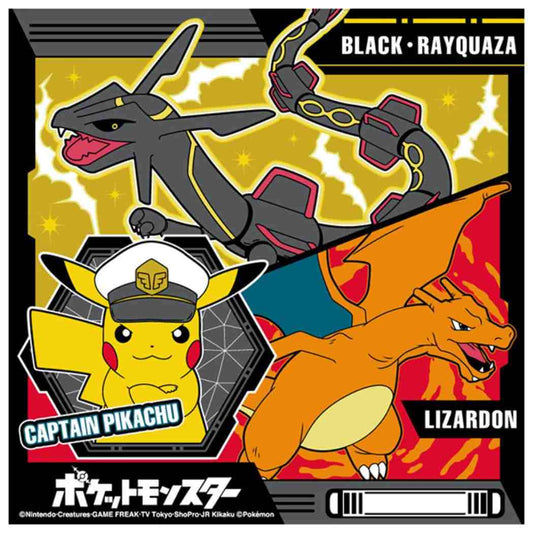 ハンカチ ハンカチーフ ポケットモンスター ブラック ポケモン バンビーナ 入園入学準備雑貨 メール便可