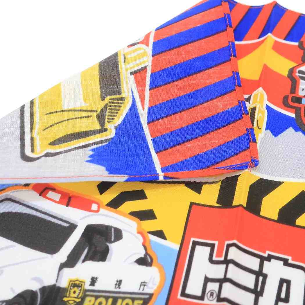 ハンカチ ハンカチーフ トミカ ストライプ TOMICA バンビーナ 入園入学準備雑貨 メール便可