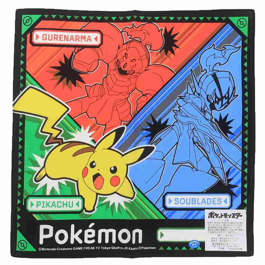 ハンカチ ハンカチーフ ポケットモンスター バトル ポケモン バンビーナ 入園入学準備雑貨 メール便可