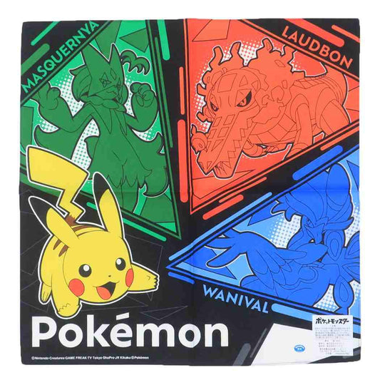 大判ハンカチ ランチクロス ポケットモンスター スマイル ポケモン バンビーナ 入園入学準備雑貨 メール便可