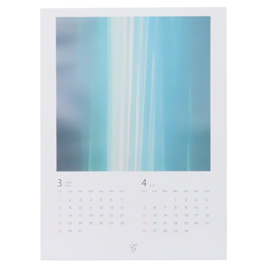 2026Calendar 壁掛けカレンダー2026年 笠井正博 版画家 インテリア 令和8年暦