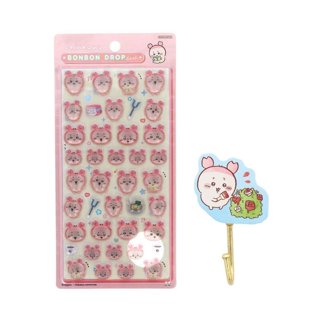 ちいかわ ボンボンドロップシール 古本屋 1シート付！マグネット セット