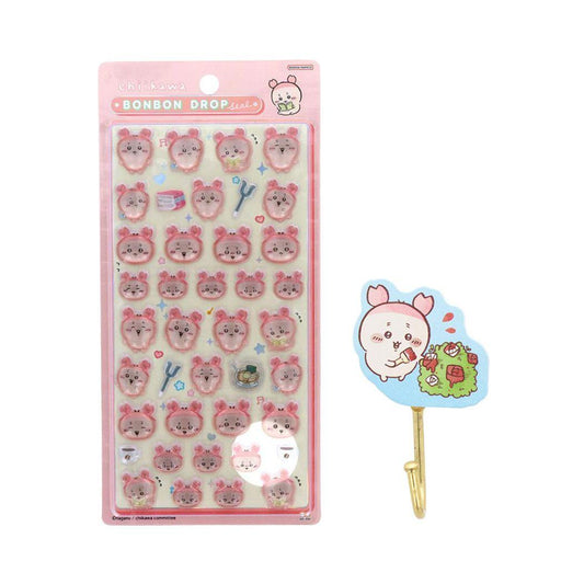 ちいかわ ボンボンドロップシール 古本屋 1シート付！マグネット セット
