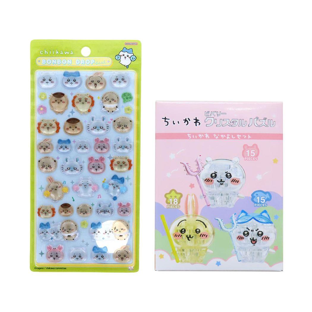 ちいかわ ボンボンドロップシール みんな ニコニコ 1シート付！パズル セット