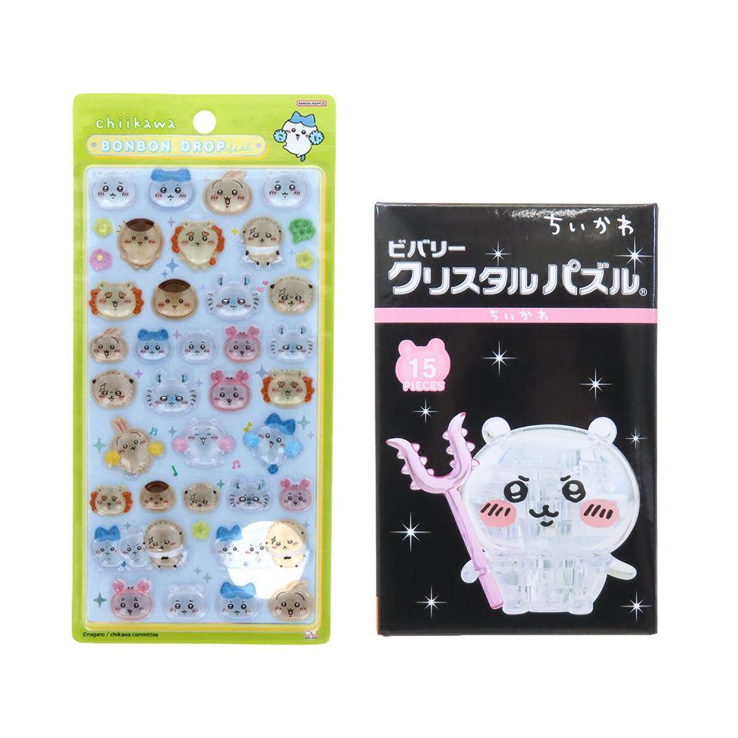 ちいかわ ボンボンドロップシール みんな ニコニコ 1シート付！パズル セット