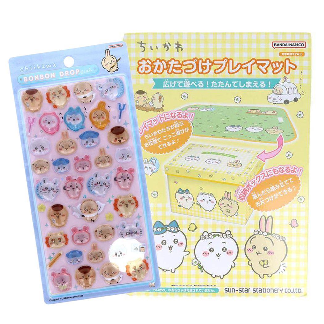 ちいかわ ボンボンドロップシール みんな ポーズ 1シート付！収納ボックス セット