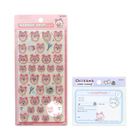 ちいかわ ボンボンドロップシール 古本屋 1シート付！付せん セット