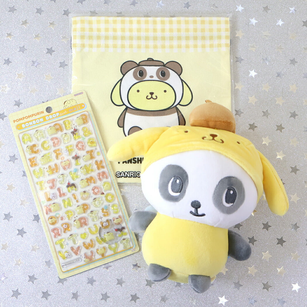 ボンボンドロップシール もじ ポムポムプリン1シートつき ブラッシュドールセット
