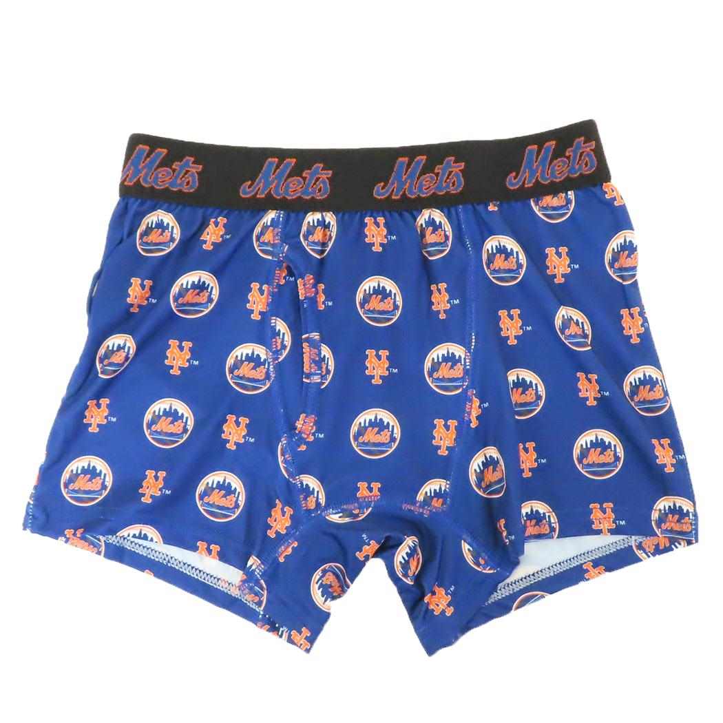 ボクサー前開きブリーフ 下着 キッズ MLB ニューヨーク メッツ カイタックファミリー メジャーリーグベースボール 男児 インナー 子供用下着 メール便可