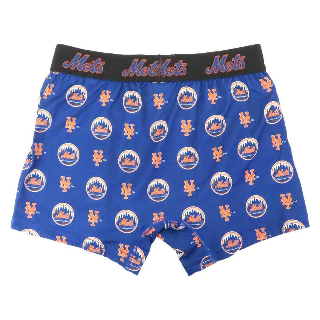 ボクサー前開きブリーフ 下着 キッズ MLB ニューヨーク メッツ カイタックファミリー メジャーリーグベースボール 男児 インナー 子供用下着 メール便可