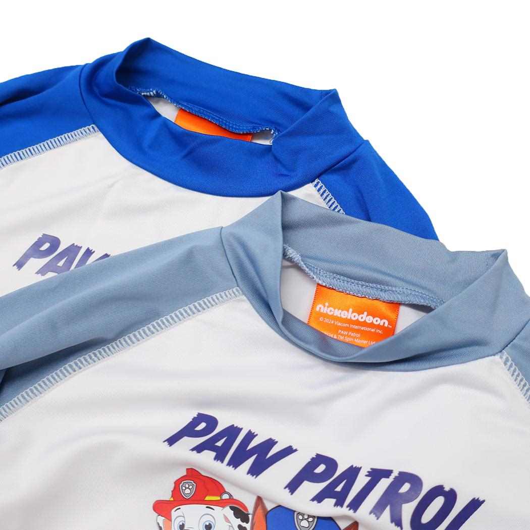 水着 パウパトロール ラッシュガード 長袖Tシャツ ブルー カイタックファミリー キッズ 子ども ジュニア プール 海 アニメメール便可 マシュマロポップ