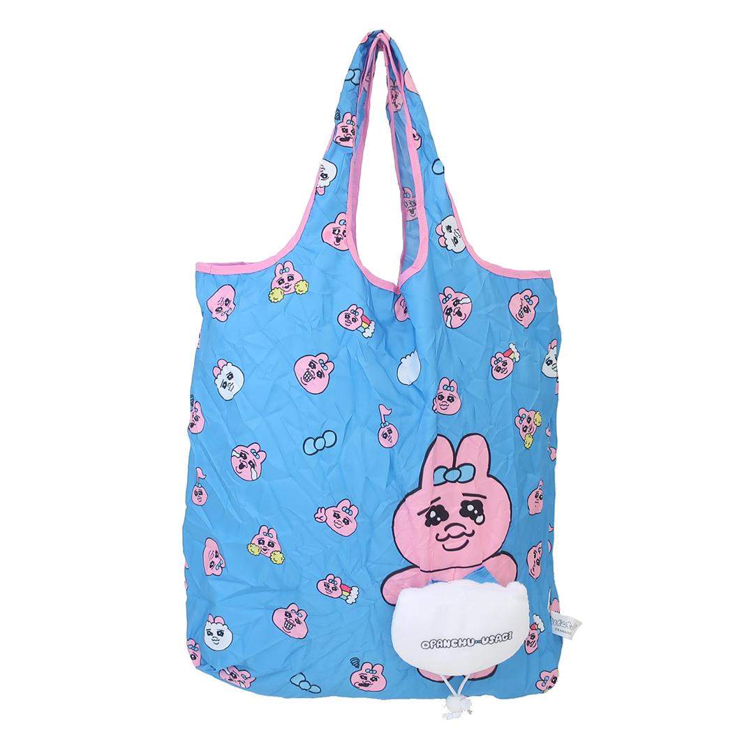ぬいぐるみエコバッグ ショッピングバッグ おぱんちゅうさぎ カルチュアエンタテインメント お買い物かばん