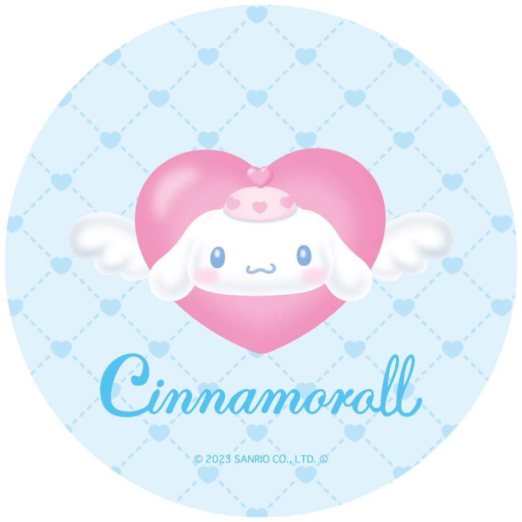 まじかる百貨店缶バッジ カンバッジ シナモロール ブルー 2 サンリオ カルチュア エンタテインメント 絵が動く 変化 メール便可