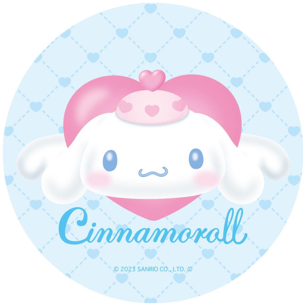 まじかる百貨店缶バッジ カンバッジ シナモロール ブルー 2 サンリオ カルチュア エンタテインメント 絵が動く 変化 メール便可