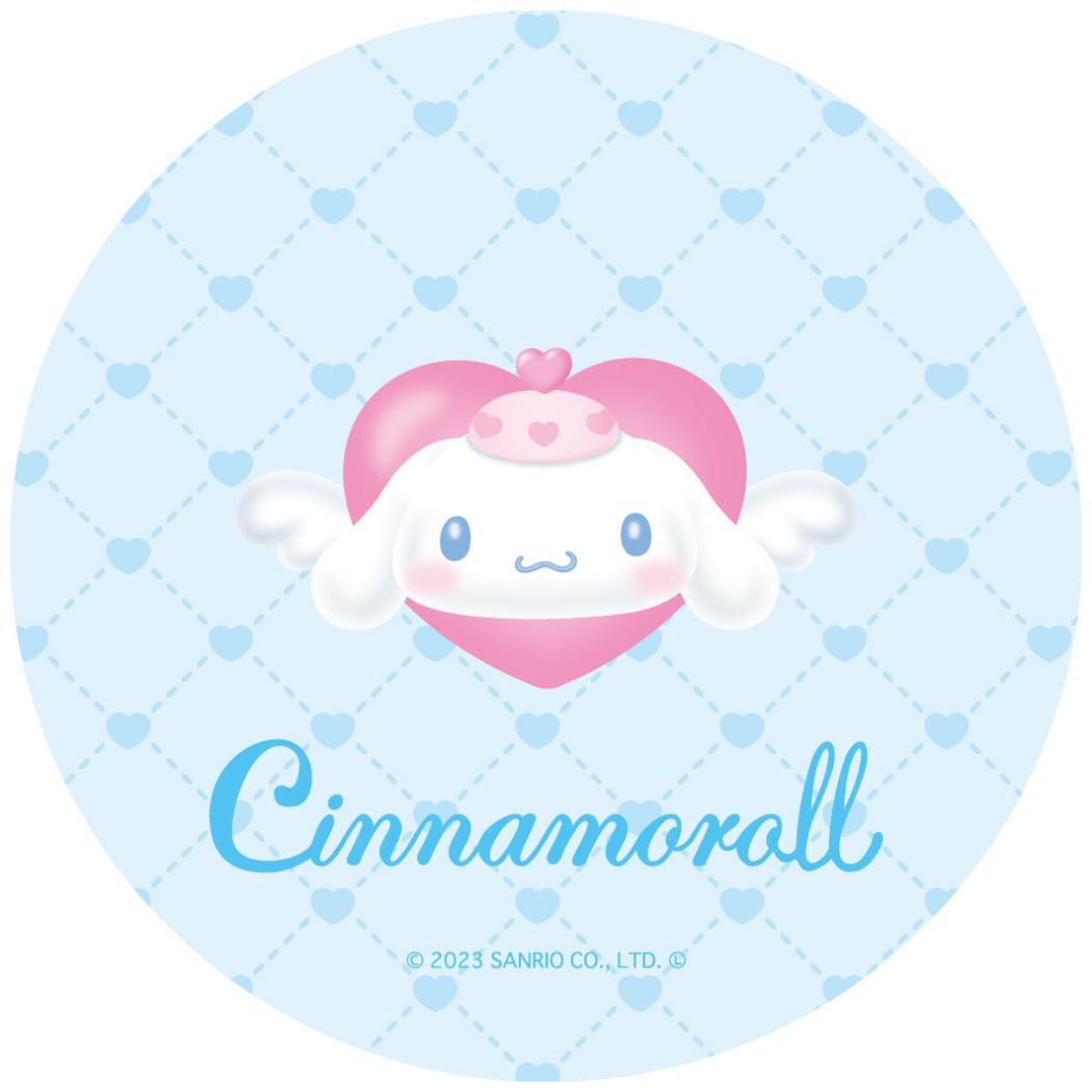まじかる百貨店缶バッジ カンバッジ シナモロール ブルー 2 サンリオ カルチュア エンタテインメント 絵が動く 変化 メール便可