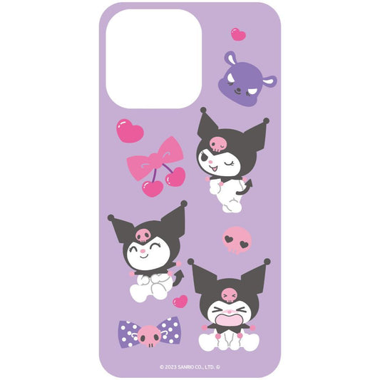 まじかる百貨店スマホシート スマホアクセ クロミ パープル 2 サンリオ カルチュア エンタテインメント 絵が動く 変化 メール便可