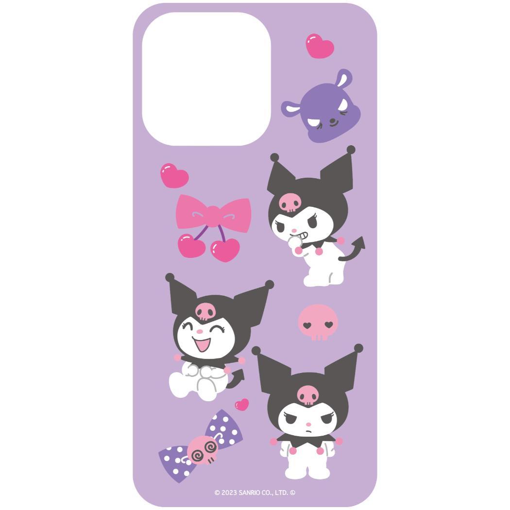 まじかる百貨店スマホシート スマホアクセ クロミ パープル 2 サンリオ カルチュア エンタテインメント 絵が動く 変化 メール便可