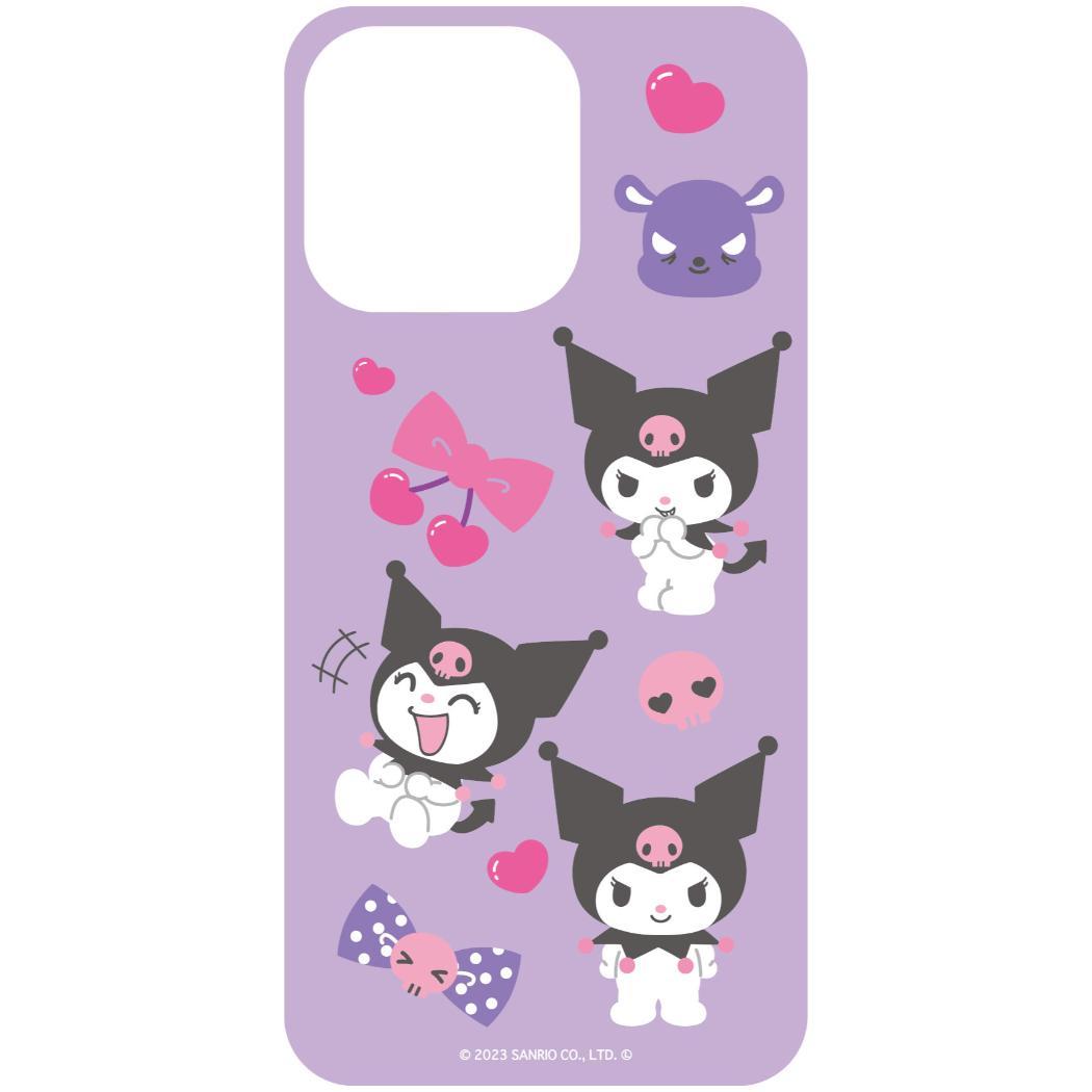 まじかる百貨店スマホシート スマホアクセ クロミ パープル 2 サンリオ カルチュア エンタテインメント 絵が動く 変化 メール便可