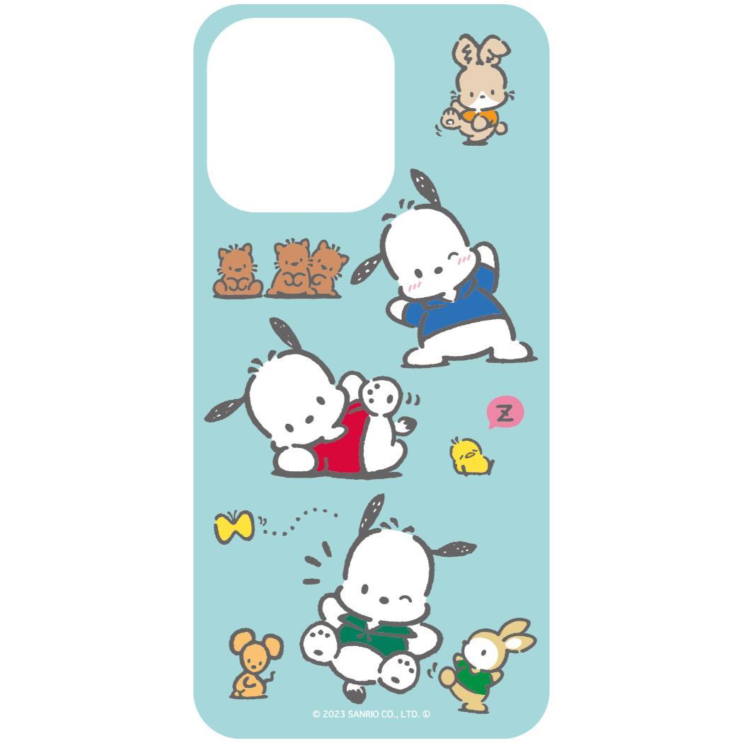 まじかる百貨店スマホシート スマホアクセ ポチャッコ ブルー 2 サンリオ カルチュア エンタテインメント 絵が動く 変化 メール便可