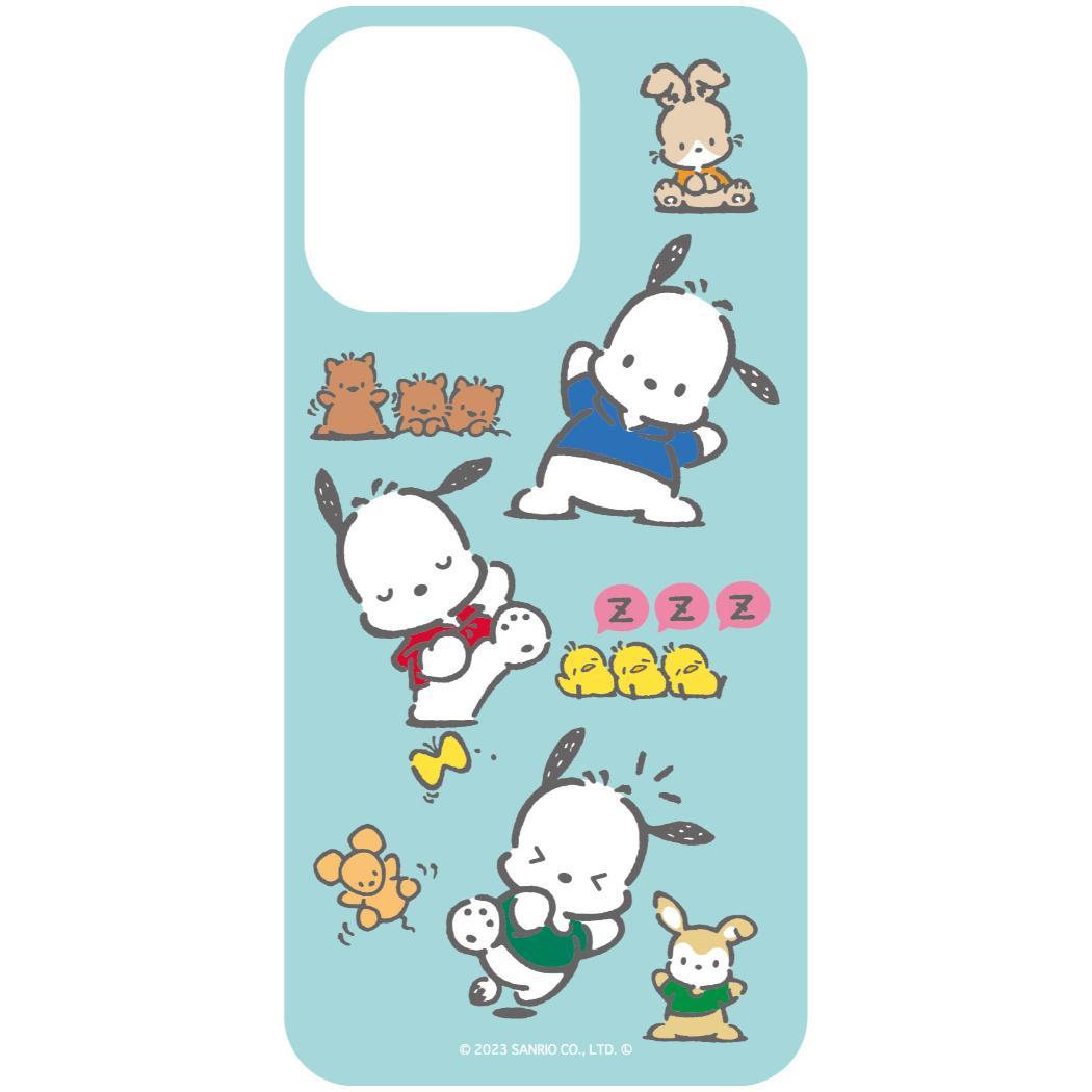 まじかる百貨店スマホシート スマホアクセ ポチャッコ ブルー 2 サンリオ カルチュア エンタテインメント 絵が動く 変化 メール便可