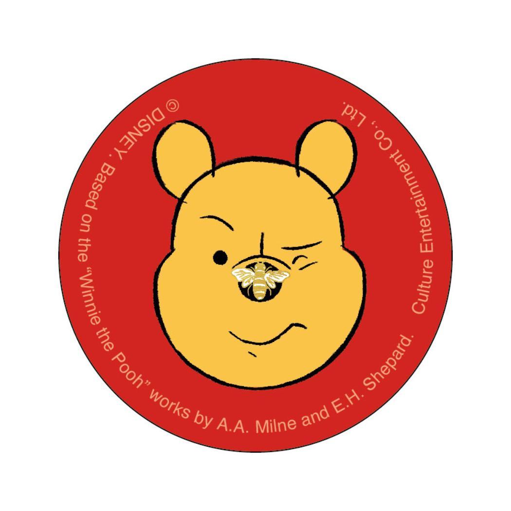 まじかる百貨店缶バッジ カンバッジ くまのプーさん 1 ディズニー カルチュア エンタテインメント 絵が動く 変化 メール便可