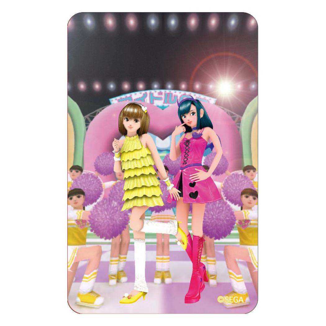 まじかる百貨店ステッカー シール オシャレ魔女ラブandベリー 縦スポットライト カルチュア エンタテインメント 絵が動く 変化 ゲームメール便可