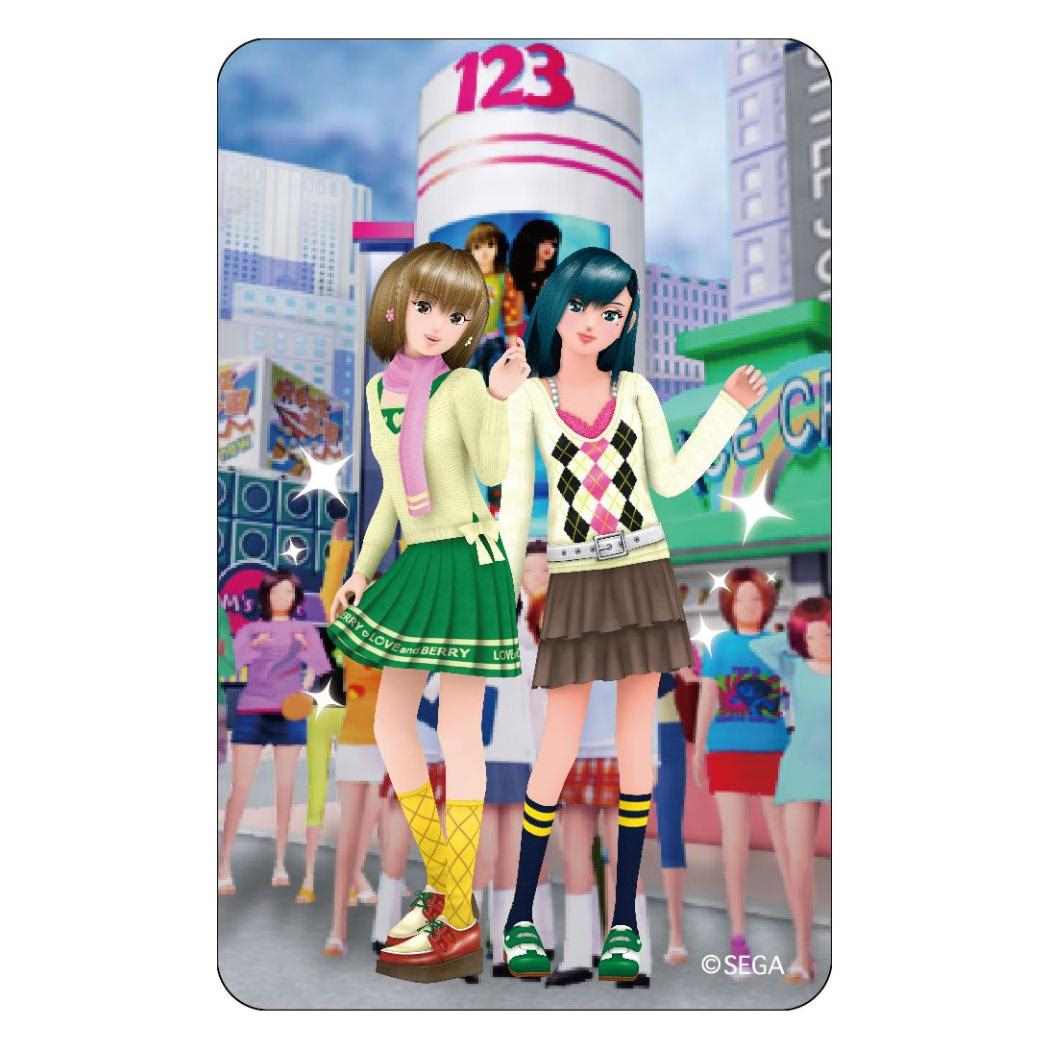 まじかる百貨店ステッカー シール オシャレ魔女ラブandベリー 109 カルチュア エンタテインメント 絵が動く 変化 ゲームメール便可