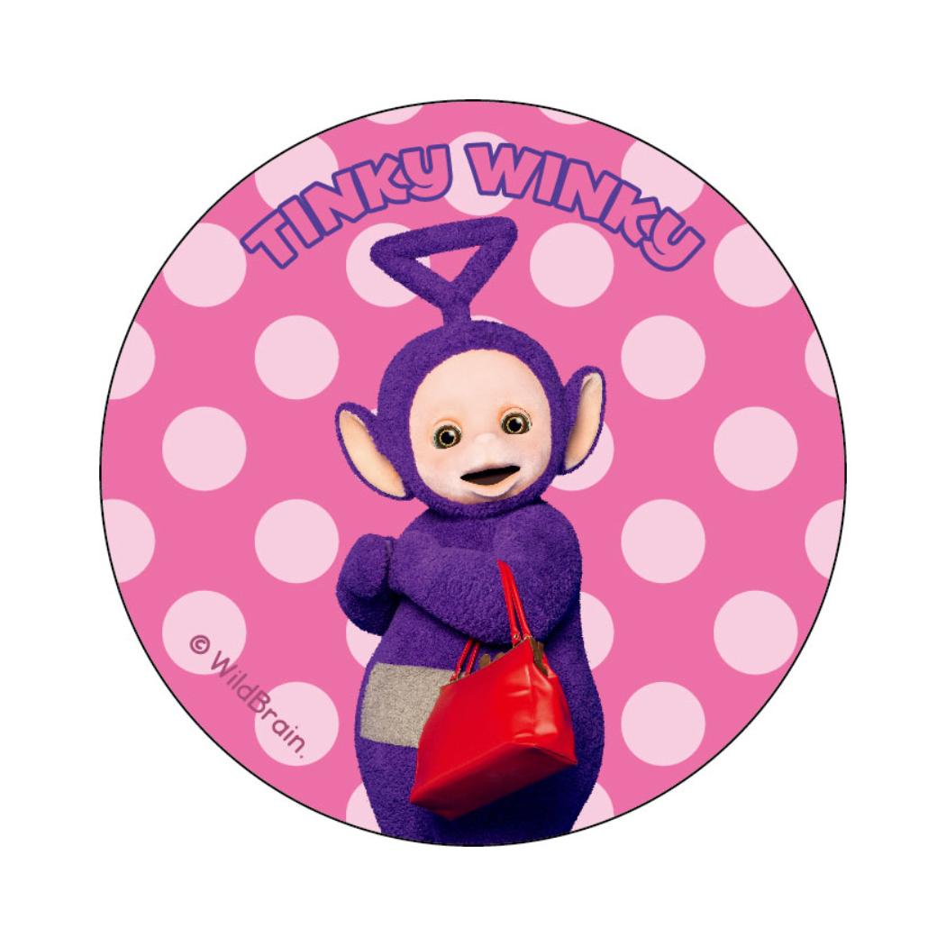 まじかる百貨店缶バッジ カンバッジ テレタビーズ TINKY WINKY カルチュア エンタテインメント 絵が動く 変化 メール便可