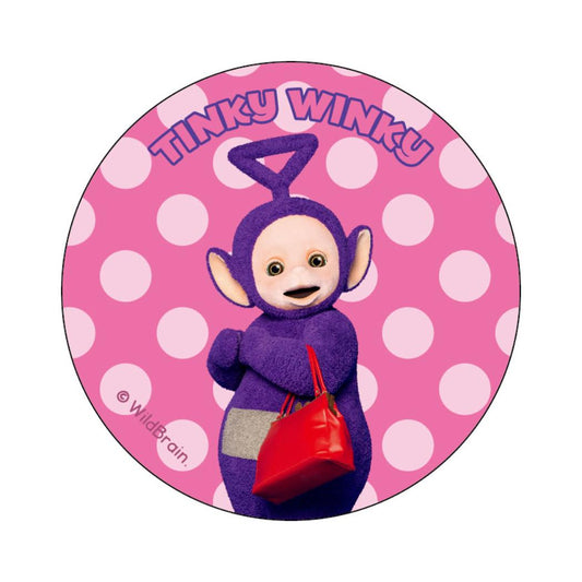 まじかる百貨店缶バッジ カンバッジ テレタビーズ TINKY WINKY カルチュア エンタテインメント 絵が動く 変化 メール便可
