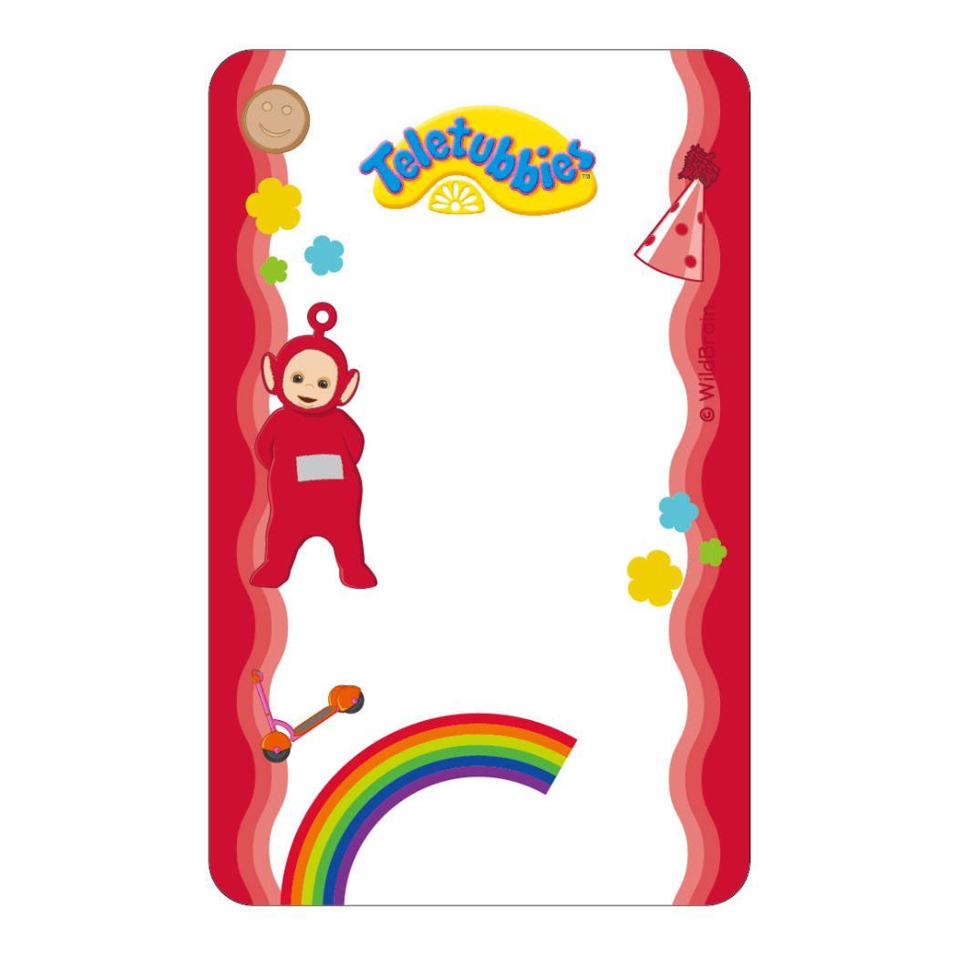 まじかる百貨店クリアカード カード テレタビーズ レッド カルチュア エンタテインメント 絵が動く 変化 メール便可