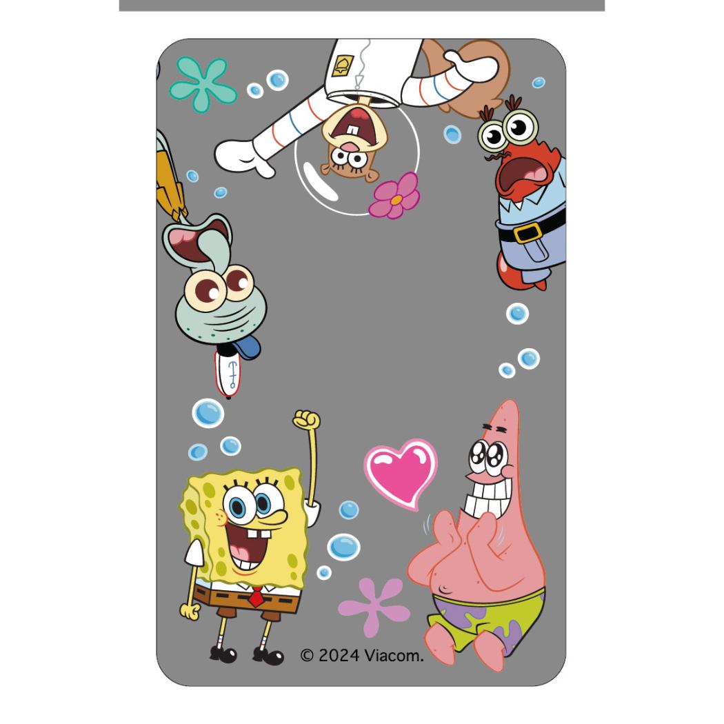 まじかる百貨店クリアカード カード スポンジボブ 水中で仲間たち カルチュア エンタテインメント 絵が動く 変化 メール便可