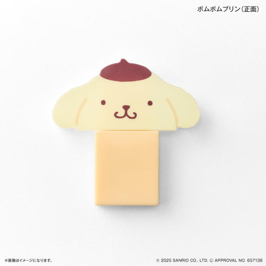 キャラスティックミラー 鏡 ポムポムプリン サンリオ カルチュア エンタテインメント スマホアクセ スライドミラー メール便可