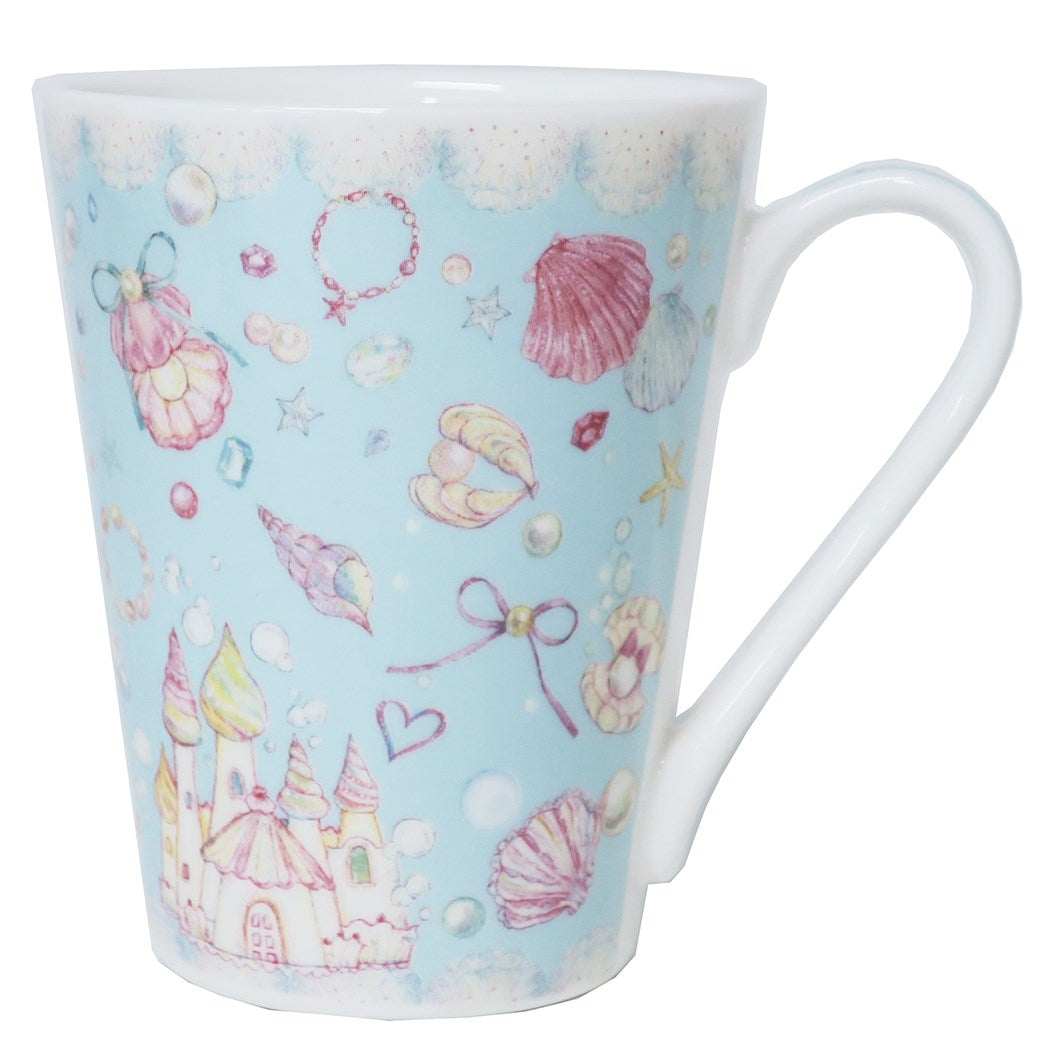 陶器製MUG マグカップ たけいみき シェル クローズピン 300ml ギフト 雑貨 ガーリーイラスト