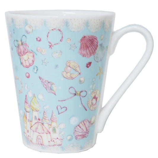 陶器製MUG マグカップ たけいみき シェル クローズピン 300ml ギフト 雑貨 ガーリーイラスト