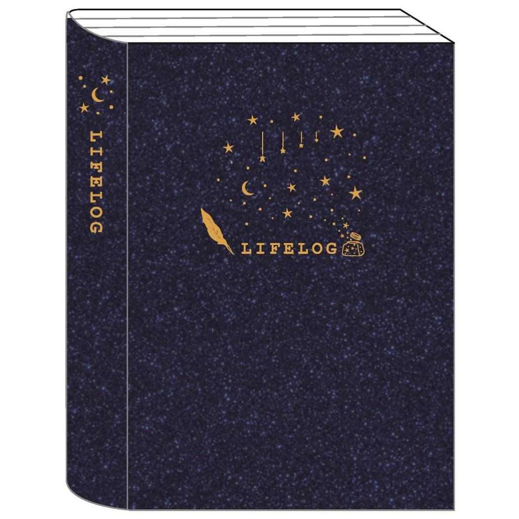 B7ライフログ 日記帳 星空シリーズ 星屑インク クローズピン ギフト雑貨 シンプル メール便可