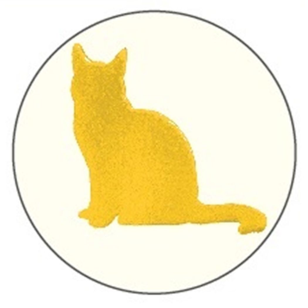 カラー箔ふせん 付箋 みんなの文具 ねこ クローズピン 付せん 事務用品 メール便可