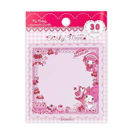 ふせん 付箋 マイメロディ サンリオ クローズピン 新学期準備文具 事務用品 かわいい ガーリーイラスト メール便可