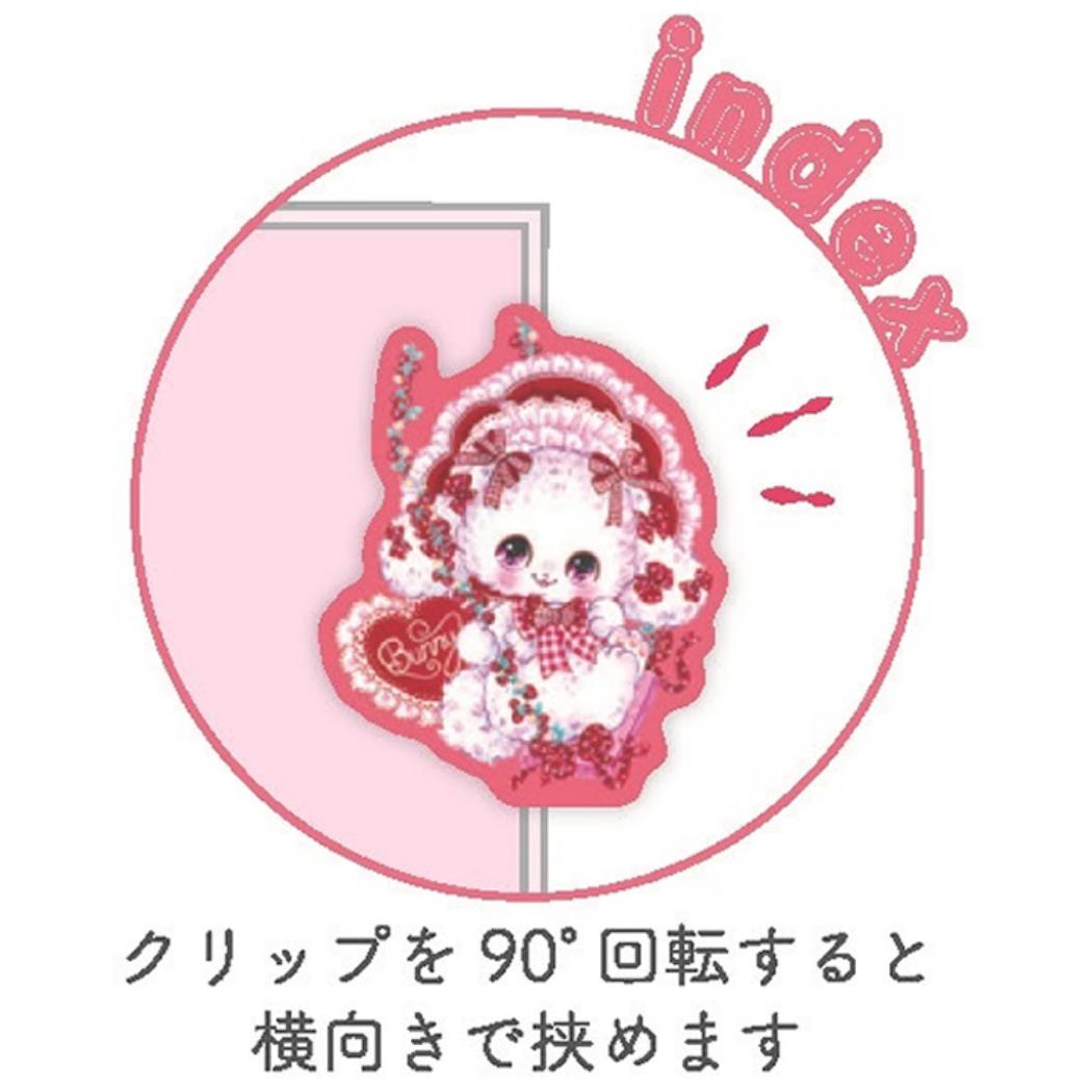 アクリルクリップ クリップ 飴ノ森ふみか あいどるピンク クローズピン 事務用品 書類整理 ガーリーイラスト メール便可