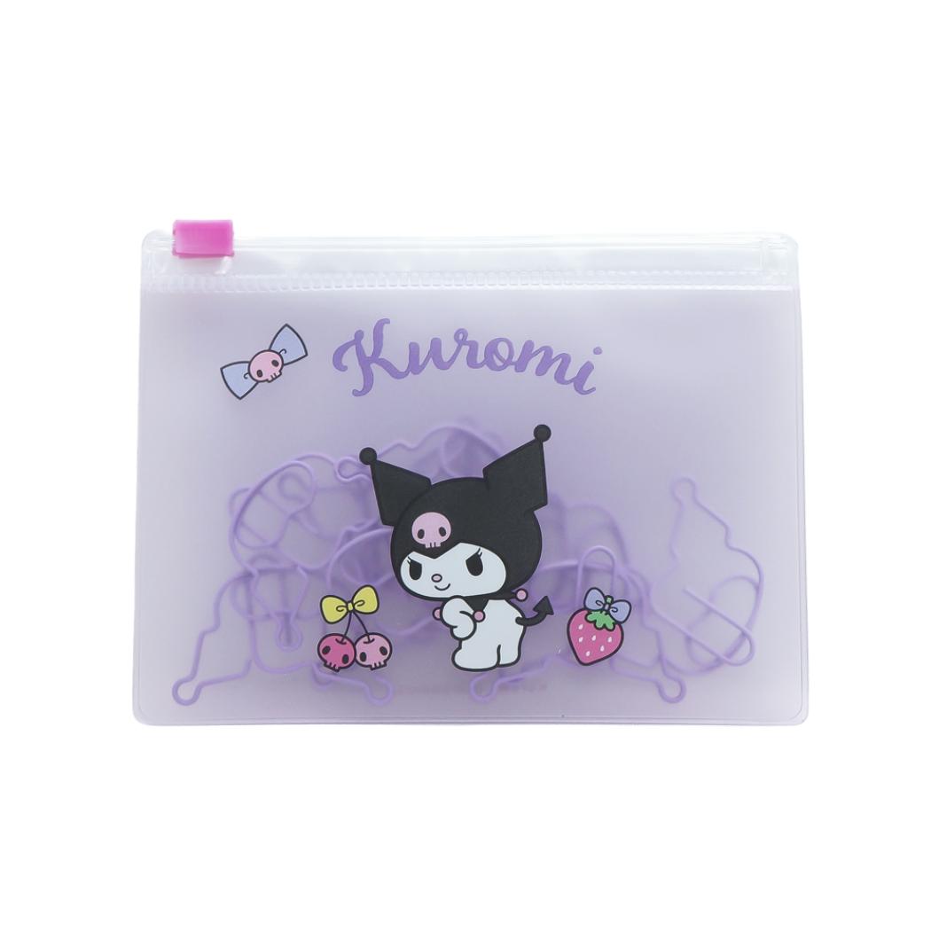 クロミ クリップ ゼムクリップ サンリオ クローズピン スライダーケース付き 事務用品 キャラクター グッズ メール便可 シネマコレクション