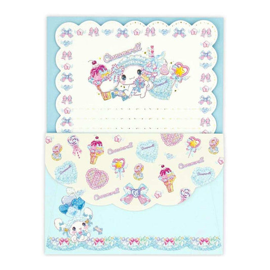 手紙セット レターセット シナモロール サンリオ クローズピン 便箋＆封筒 ガーリーイラスト メール便可