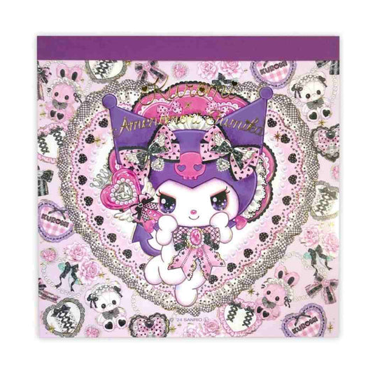 メモパッド メモ帳 クロミ 飴ノ森ふみか クローズピン 4柄100枚 かわいい ガーリーイラスト メール便可