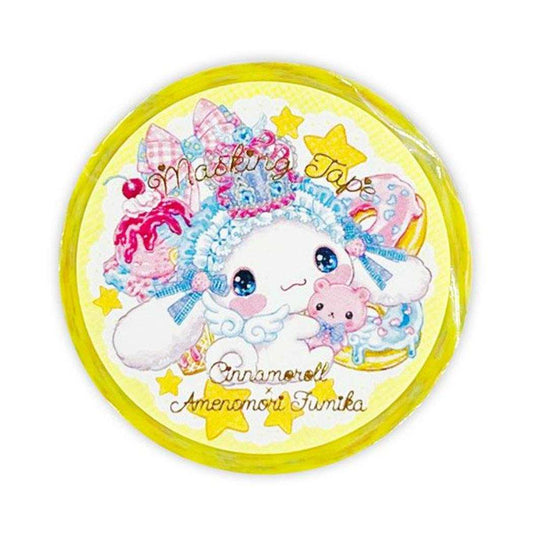 15mmマステ マスキングテープ シナモロール トゥインクル 飴ノ森ふみか クローズピン 手帳デコ デコレーション ガーリーイラスト メール便可